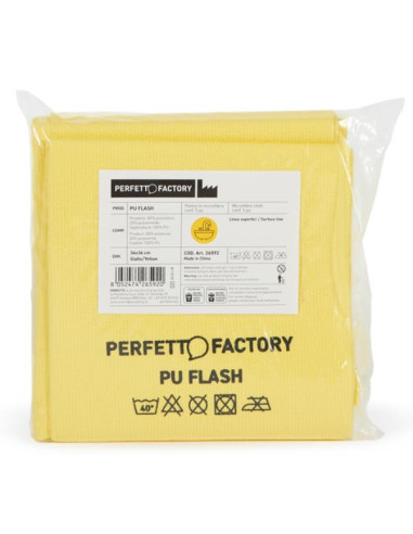CF5 PANNO PU FLASH GIALLO 34X36