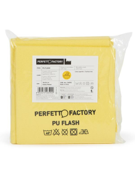 CF5 PANNO PU FLASH GIALLO 34X36