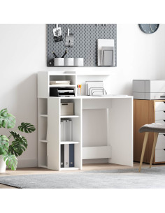 Scrivania Bianco 90 x 48 x 101,5 cm Legno multistrato