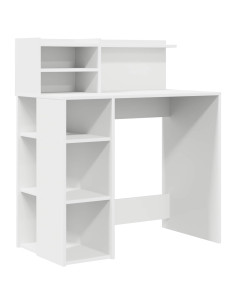 Scrivania Bianco 90 x 48 x 101,5 cm Legno multistrato 2