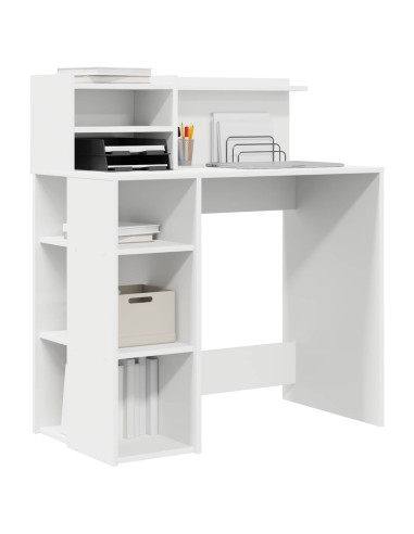 Scrivania Bianco 90 x 48 x 101,5 cm Legno multistrato