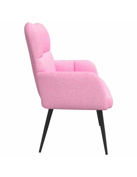 Sofa a Due Posti Rosa 115 x 61 x 87 cm Tessuto