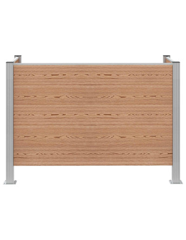 Recinzione Contenitore per Rifiuti Marrone 161 x 85 x 115 cm