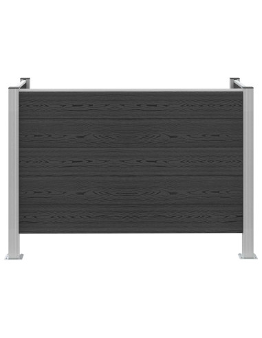 Recinzione Contenitore per Rifiuti Grigio 161 x 85 x 115 cm