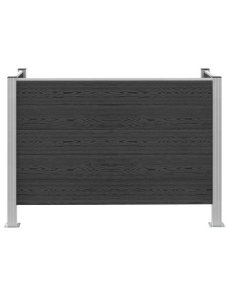 Recinzione Contenitore per Rifiuti Grigio 161 x 85 x 115 cm