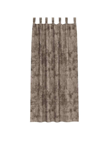 Tende in Velluto 2 pcs Cappuccino 225 x 140 cm Velluto