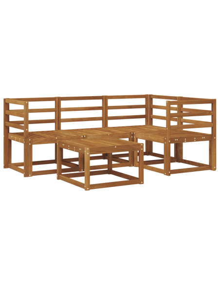 Set di divani da esterno 5 pcs Naturale