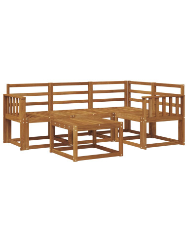 Set di divani da esterno 5 pcs Naturale