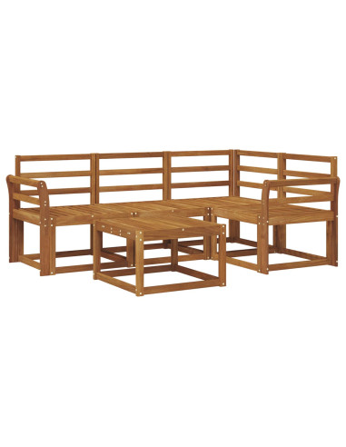 Set di divani da esterno 5 pcs Naturale