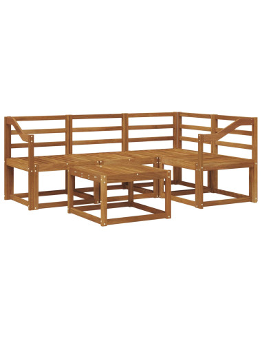 Set di divani da esterno 5 pcs Naturale