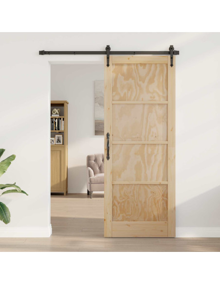 Porta Interna Naturale 93 x 211 cm Legno compensato