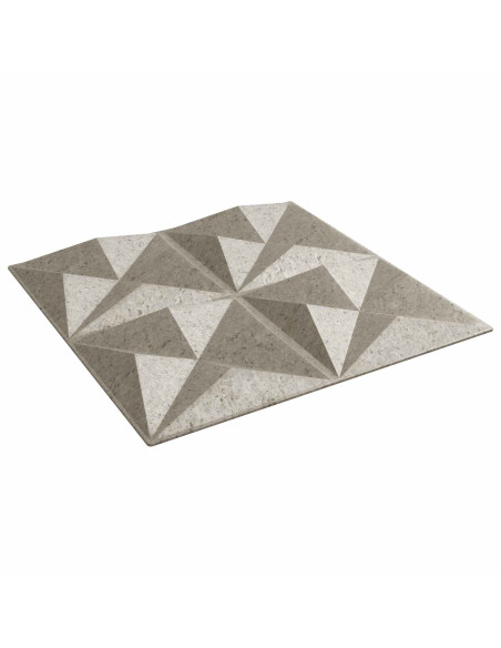 Pannelli da parete 48 pcs Beton origami 50 x 50 cm Schiuma XPS
