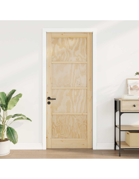 Porta Interna Naturale 93 x 211 cm Legno compensato