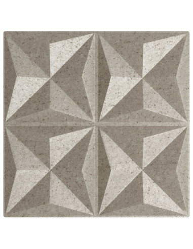Pannelli da parete 48 pcs Beton origami 50 x 50 cm Schiuma XPS