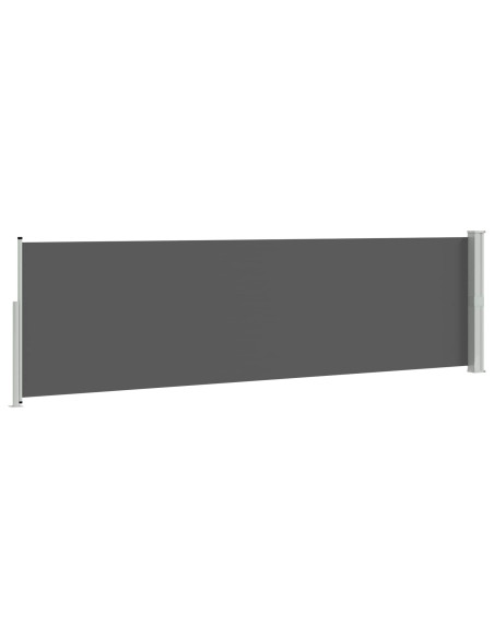 Tenda laterale retrattile Antracite 500 x 140 cm Poliestere