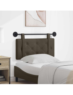 Testiera sospesa Con luce LED Grigio Similpelle