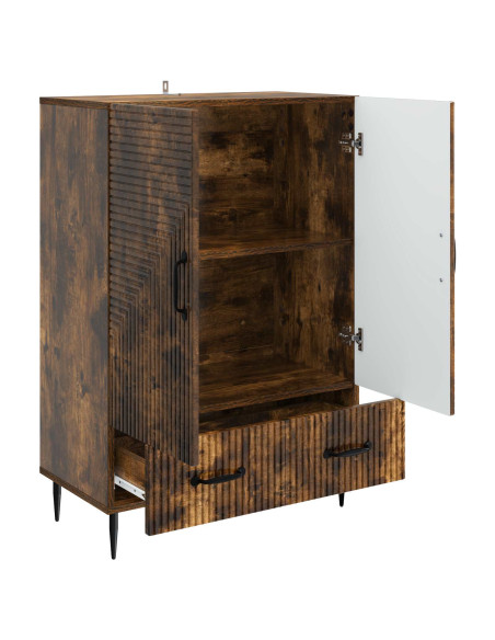 Credenza Rovere Fumo 66 x 34,5 x 95 cm Legno ingegnerizzato