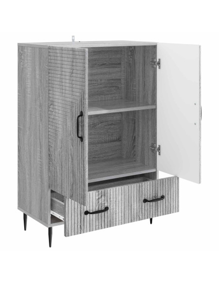 Credenza Grigio Sonoma 66 x 34,5 x 95 cm Legno ingegnerizzato