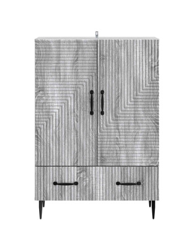 Credenza Grigio Sonoma 66 x 34,5 x 95 cm Legno ingegnerizzato