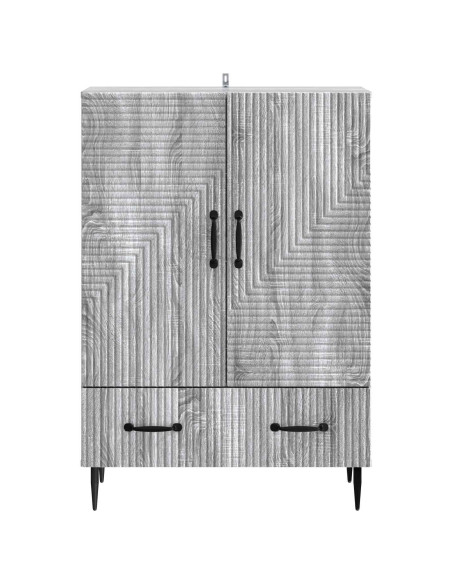 Credenza Grigio Sonoma 66 x 34,5 x 95 cm Legno ingegnerizzato