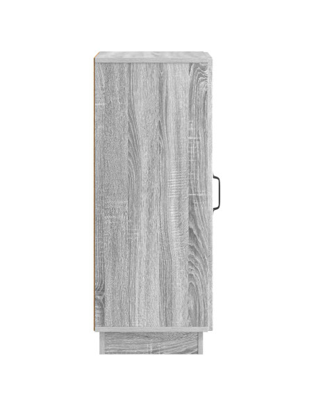 Credenza Grigio Sonoma 33 x 34,5 x 87 cm Legno ingegnerizzato
