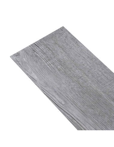 Tavole per Pavimenti 18 pcs Grigio 2,51 m² PVC