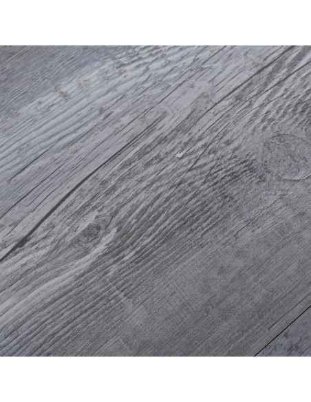 Tavole per Pavimenti 18 pcs Grigio 2,51 m² PVC