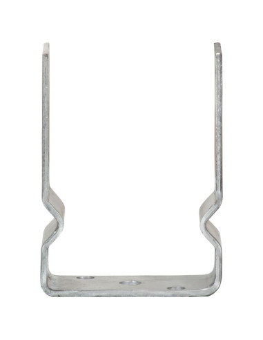 Picchetti per Recinzione 6 pz Argento 10x6x15cm Acciaio Zincato