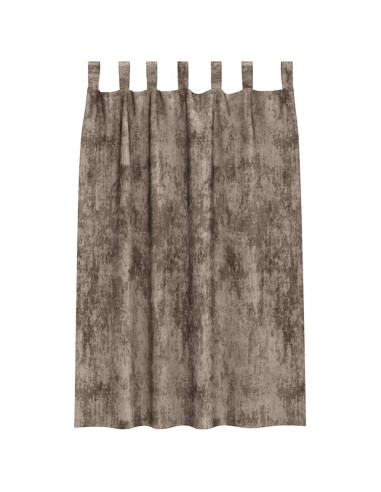 Tende in Velluto 2 pcs Cappuccino 175 x 140 cm Velluto