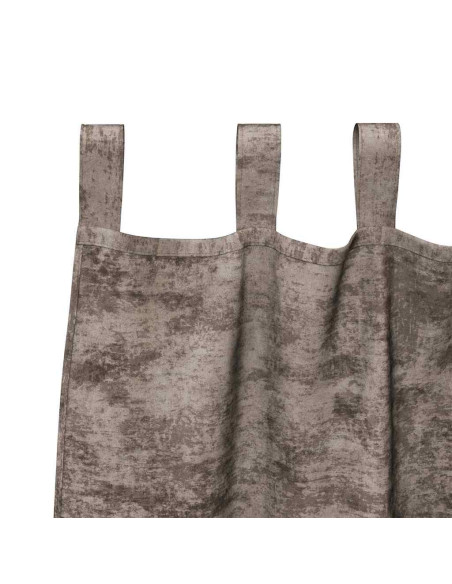 Tende in Velluto 2 pcs Cappuccino 175 x 140 cm Velluto
