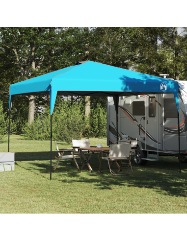 Tenda Gazebo Blu 290 x 290 x 251 cm Tessuto