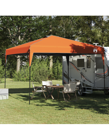 Tenda Gazebo Arancione 290 x 290 x 251 cm Tessuto