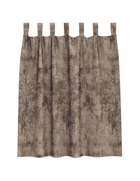 Tende in Velluto 2 pcs Cappuccino 140 x 140 cm Velluto