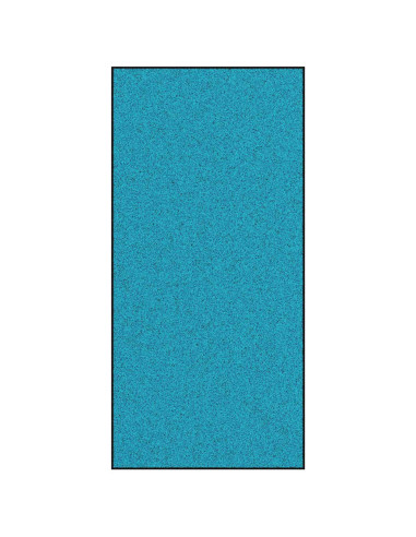 Tappetino Altro Ciano e Nero 120 x 250 cm Poliammide e PVC