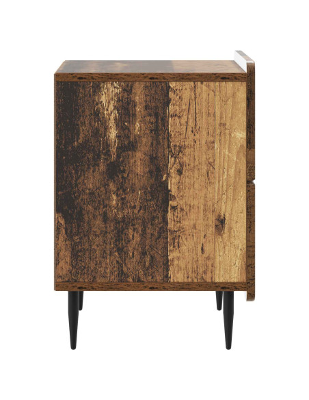 Armadio da Notte con cassetto Legno antico 43 x 34,5 x 49,5 cm