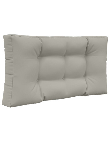 Cuscino per divano da esterno 3 pcs Grigio Poliestere
