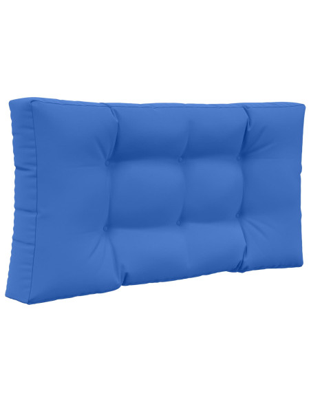 Cuscino per divano da esterno 3 pcs Blu Reale Poliestere