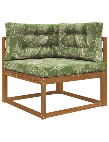 Cuscino per divano da esterno 3 pcs Design a foglia Poliestere