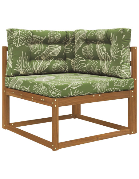 Cuscino per divano da esterno 3 pcs Design a foglia Poliestere