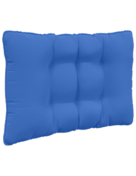 Cuscino per divano da esterno 3 pcs Blu Reale Poliestere