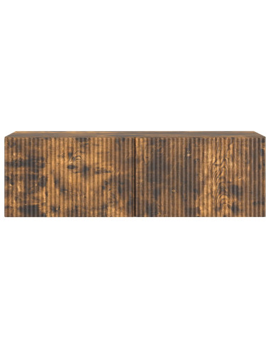 Mobile Porta TV da Muro Rovere Fumo 98 x 31 x 30 cm
