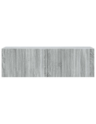 Mobile Porta TV da Muro Grigio Sonoma 98 x 31 x 30 cm