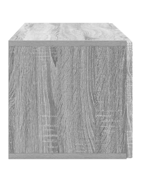 Mobile Porta TV da Muro Grigio Sonoma 98 x 31 x 30 cm