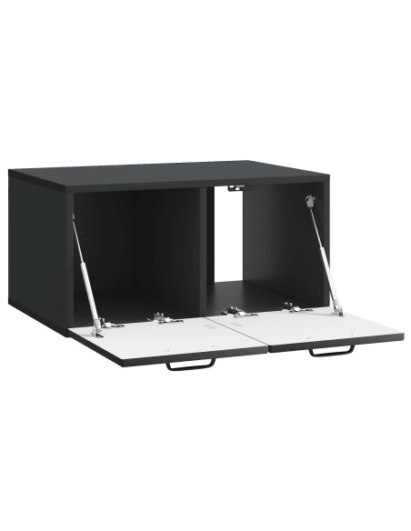 Mobile Porta TV da Muro Nero 59,5 x 41 x 30 cm