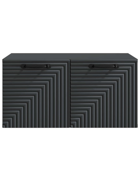 Mobile Porta TV da Muro Nero 59,5 x 41 x 30 cm
