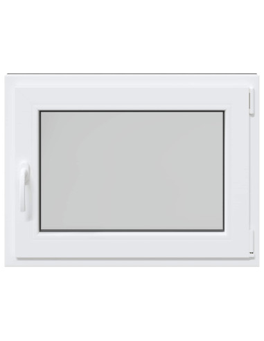 Finestra per Soffitta RISOR Antracite 80 x 50 cm PVC e Vetro