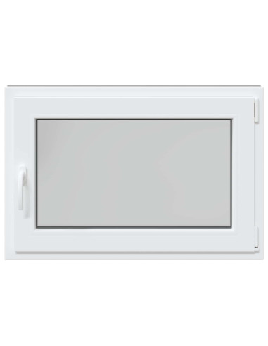 Finestra per Soffitta RISOR Antracite 80 x 70 cm PVC e Vetro