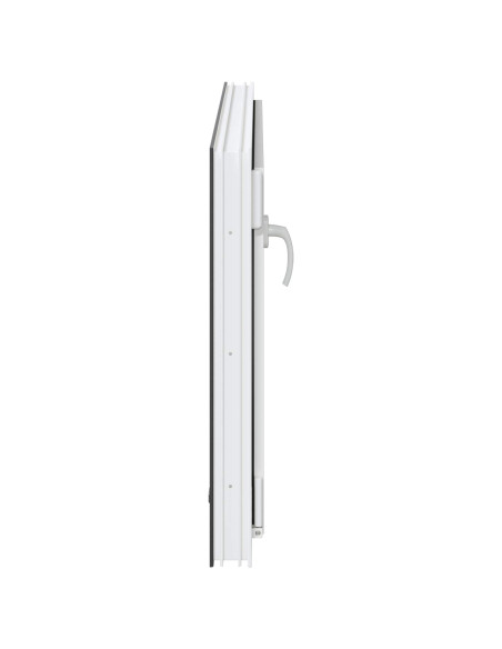 Finestra per Soffitta RISOR Antracite 100 x 60 cm PVC e Vetro