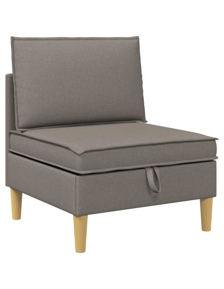Set di mobili per il soggiorno 4 pcs Tortora Tessuto