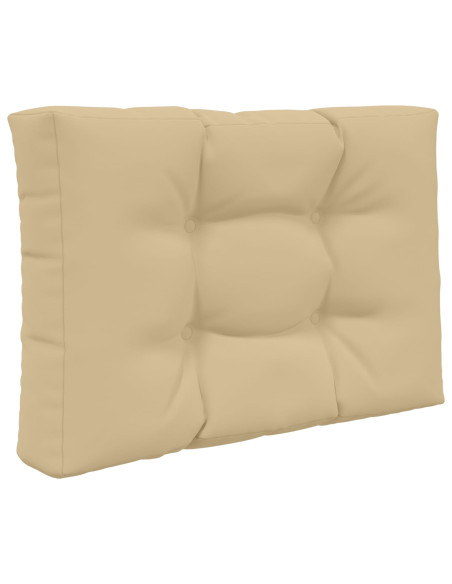 Cuscino per divano da esterno 2 pcs Beige Poliestere